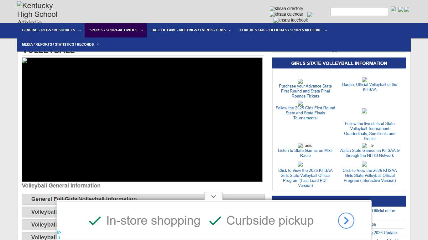 Volleyball | Kentucky High School Athletic Association